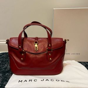 MARC BY MARC JACOBS Red Leather Satchel